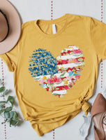 Patriotic Heart Top