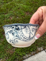 12 pc bird and flower dish set