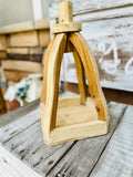 Vanilla wood lantern set