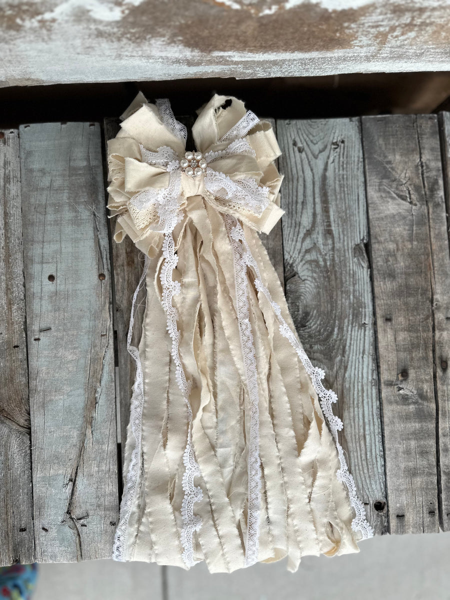 Large shabby chic bow – Shop with Talisa