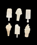 Wood popsicle set of 6