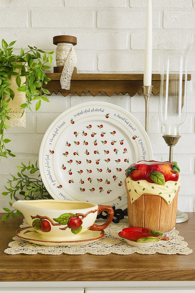 Apple kitchen set of 4