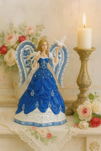 Blue Willow collector Angel
