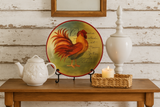 Farmhouse Rooster 13 inch serving bowl