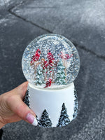 Red cardinal snow globe