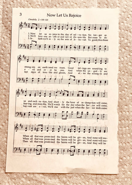 1 sheet of Music note sheet